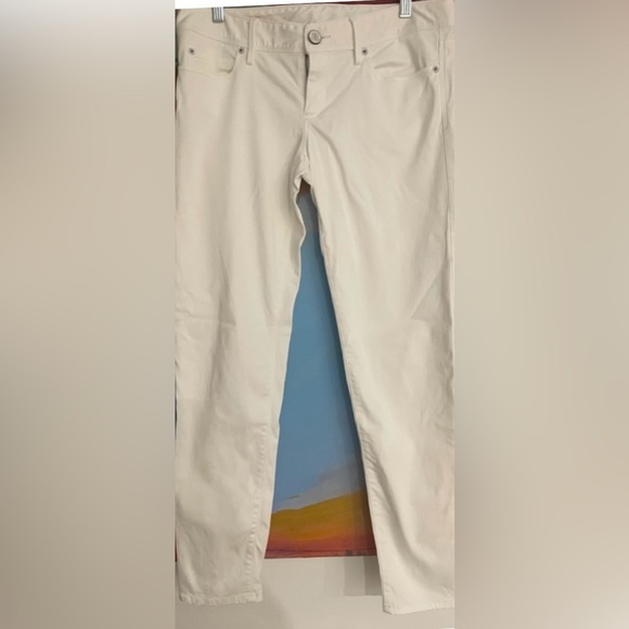 Lilly Pulitzer Jeans Size 8 White Worth Skinny Jeans High Quality Denim Casual - Picture 1 of 9